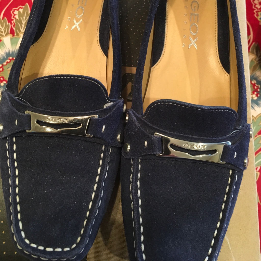 Geox Respira Blue Suede
